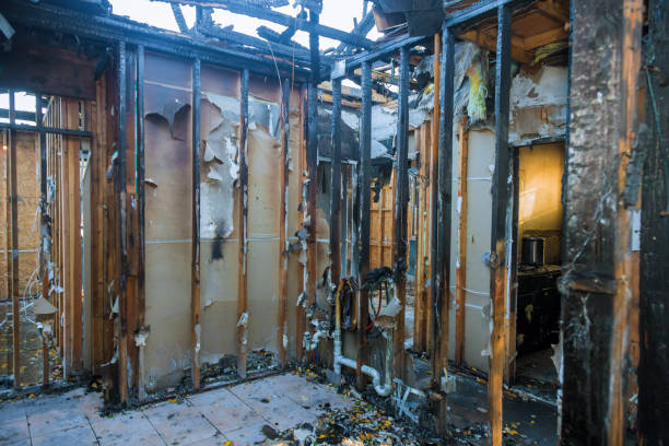 Professional Soot Cleanup technician working in Woodbridge, VA